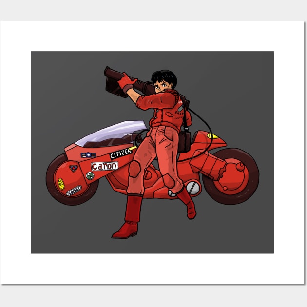 Speed Racing Kaneda Wall Art by jonah block